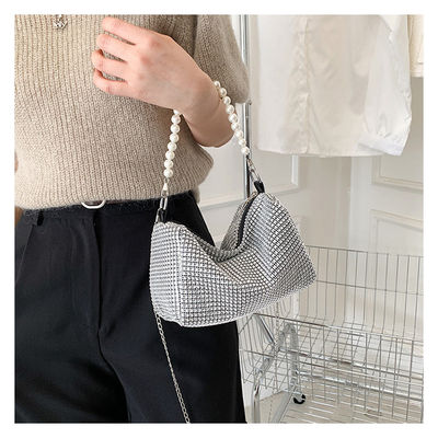 Kleine Bling Diamond Crossbody Handtasche mit Leopard-Muster und neuesten Mode-Stil