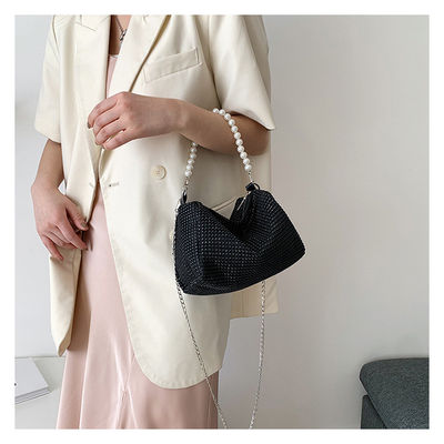 Kleine Bling Diamond Crossbody Handtasche mit Leopard-Muster und neuesten Mode-Stil
