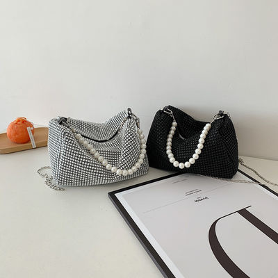 Kleine Bling Diamond Crossbody Handtasche mit Leopard-Muster und neuesten Mode-Stil