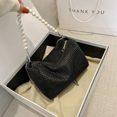 Kleine Bling Diamond Crossbody Handtasche mit Leopard-Muster und neuesten Mode-Stil