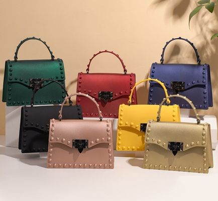 2022 Luxus-Jelly-Tasche Neueste modische PVC Schulter Handtasche mit Reißverschluss