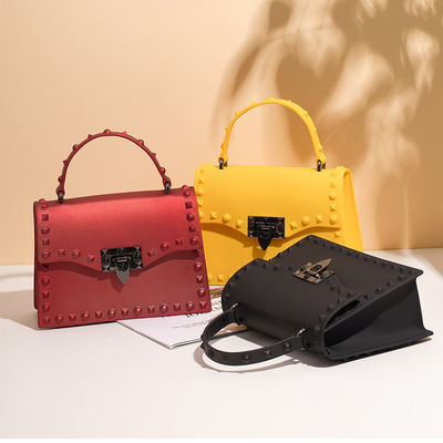 2022 Luxus-Jelly-Tasche Neueste modische PVC Schulter Handtasche mit Reißverschluss