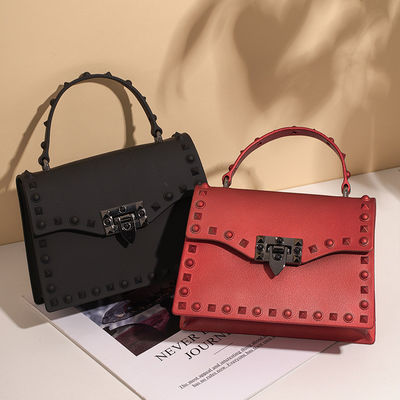 2022 Luxus-Jelly-Tasche Neueste modische PVC Schulter Handtasche mit Reißverschluss