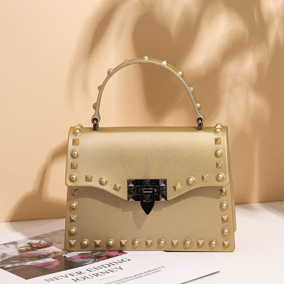 2022 Luxus-Jelly-Tasche Neueste modische PVC Schulter Handtasche mit Reißverschluss