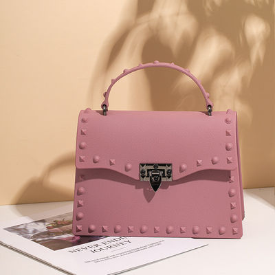 2022 Luxus-Jelly-Tasche Neueste modische PVC Schulter Handtasche mit Reißverschluss