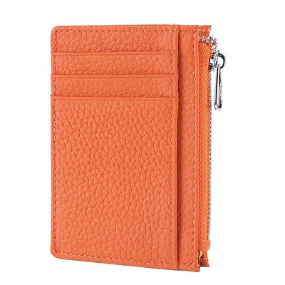 Benutzerdefiniertes Logo akzeptiert Neues Minimalistisches Front Tasche RFID Wallet Kartenhalter für Männer
