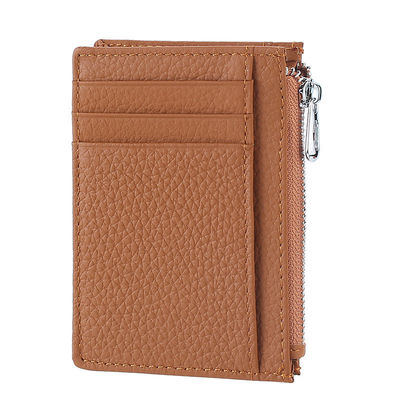 Benutzerdefiniertes Logo akzeptiert Neues Minimalistisches Front Tasche RFID Wallet Kartenhalter für Männer