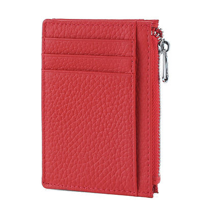 Benutzerdefiniertes Logo akzeptiert Neues Minimalistisches Front Tasche RFID Wallet Kartenhalter für Männer