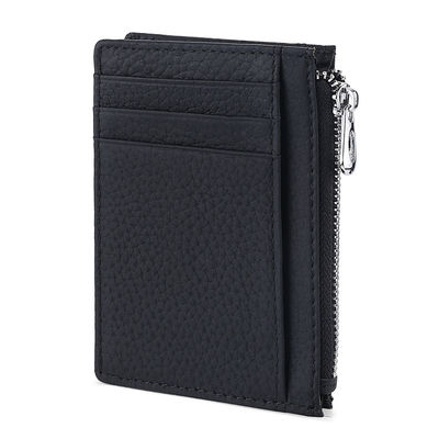 Benutzerdefiniertes Logo akzeptiert Neues Minimalistisches Front Tasche RFID Wallet Kartenhalter für Männer