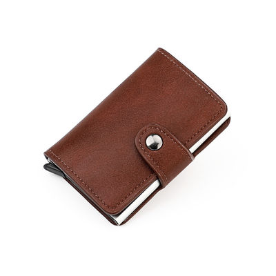 Dreifach gefaltete PU-Leder-Männerbörse mit individueller Tote-Tasche und Speicherkomfort