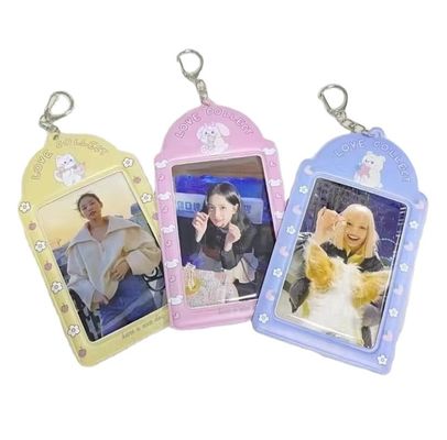 Custom Design Cute Korea Fashion PC Halter PVC Kartenhülle Foto Hülle OEM / ODM akzeptiert