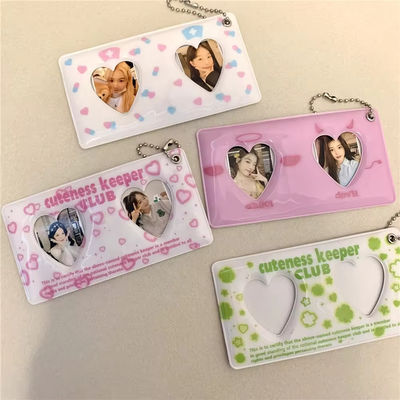 Custom Design Cute Korea Fashion PC Halter PVC Kartenhülle Foto Hülle OEM / ODM akzeptiert