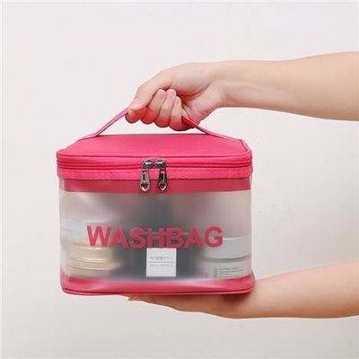 Custom Logo PVC Clear Makeup Bag für Toilettenartikel und Kosmetikorganisation