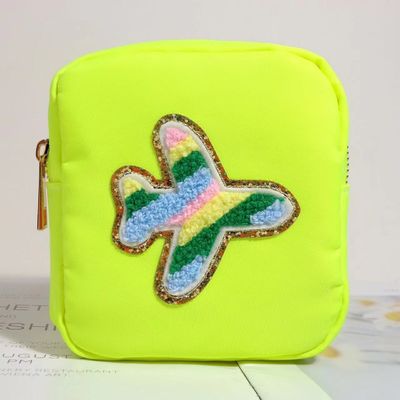24 Farben Reißverschluss Wasserdichte Toilettenbeutel Große Make-up-Taschen für Reisen in Nylon-Tasche