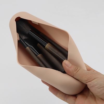 Mode-Stil angepasste tragbare Silikon-Make-up-Bürste Tasche für die kosmetische Lagerung