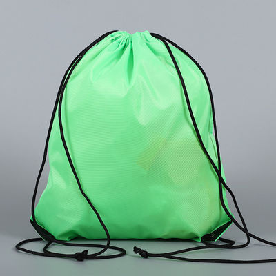 Mittelgroße Custom Printing Logo 210D Basketball Drawstring Nylon-Tasche für Turnschuhe