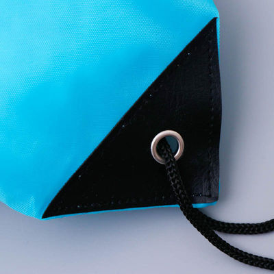 Mittelgroße Custom Printing Logo 210D Basketball Drawstring Nylon-Tasche für Turnschuhe