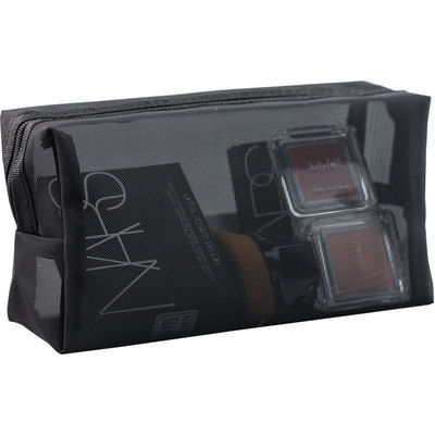 Transparent Mesh Toilettensack für Geschäftsreisen Portable Wasch Dusche Kosmetik Tasche