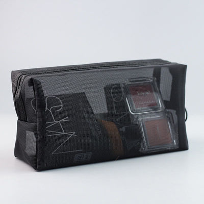 Transparent Mesh Toilettensack für Geschäftsreisen Portable Wasch Dusche Kosmetik Tasche