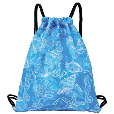 Akzeptable OEM/ODM Kleine gefaltete Nylon-Polyester-Schnürtasche für Fitnessstudio und Reisen