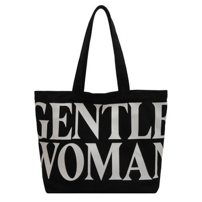 Custom Logo Natürliche Leinwand Baumwolle Tote Tasche perfekt für Reisen und Ausflüge