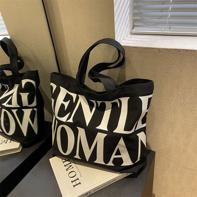 Custom Logo Natürliche Leinwand Baumwolle Tote Tasche perfekt für Reisen und Ausflüge