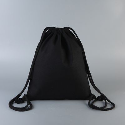 Fashion Satin Drawstring Tasche mit Mesh und angepasste Farbe in mittlerer Größe 30-50cm