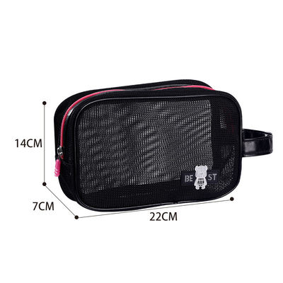 Polyesternetzstrandtasche für Geschäftsreisen und Urlaub Das perfekte Reisezubehör