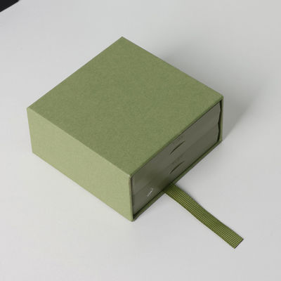 Custom Logo Schmuckbox Verpackungskisten mit transparenter PE-Film im Inneren Matte Papier Karton Geschenkbox