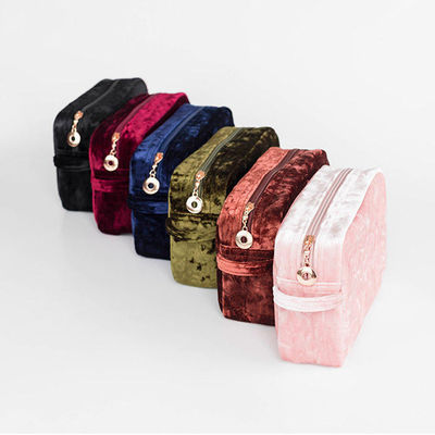 Portable Samt wasserdichte Make-up-Tasche für die Reise Aufbewahrung Tasche Kosmetikkoffer