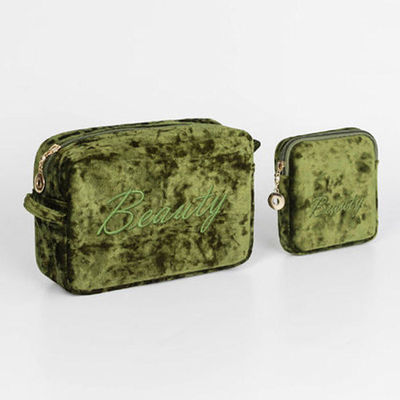 Portable Samt wasserdichte Make-up-Tasche für die Reise Aufbewahrung Tasche Kosmetikkoffer