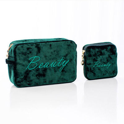 Portable Samt wasserdichte Make-up-Tasche für die Reise Aufbewahrung Tasche Kosmetikkoffer