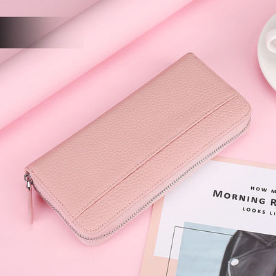 Neueste Modische 2024 Koreanische Mode Weibliche Kupplung Kartenhalter Brieftasche Frauen Pu Leder Luxus lange Brieftaschen