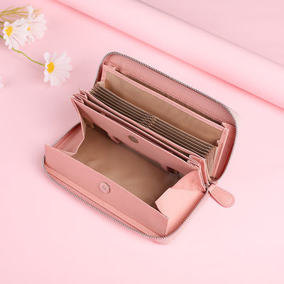 Neueste Modische 2024 Koreanische Mode Weibliche Kupplung Kartenhalter Brieftasche Frauen Pu Leder Luxus lange Brieftaschen