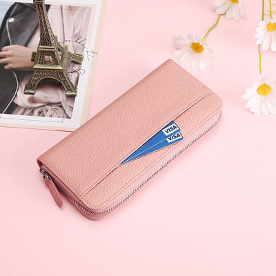 Neueste Modische 2024 Koreanische Mode Weibliche Kupplung Kartenhalter Brieftasche Frauen Pu Leder Luxus lange Brieftaschen