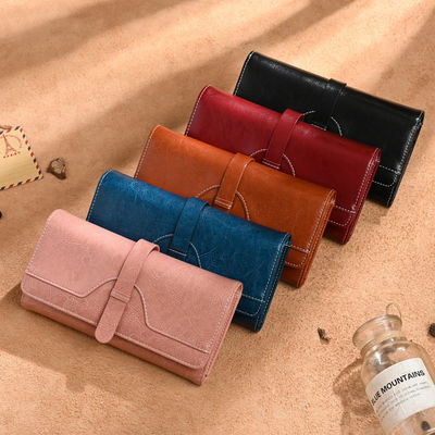 Lange Brieftasche Portable Pu Leder Männer Smart Power Bank Brieftasche Münze Handtasche für Frauen