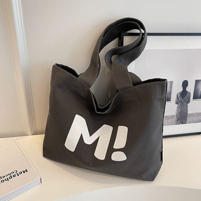 Custom Logo Baumwoll-Leinwand-Taschen Großkapazität Wiederverwendbare Multifunktionsbrieftasche