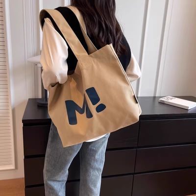 Custom Logo Baumwoll-Leinwand-Taschen Großkapazität Wiederverwendbare Multifunktionsbrieftasche