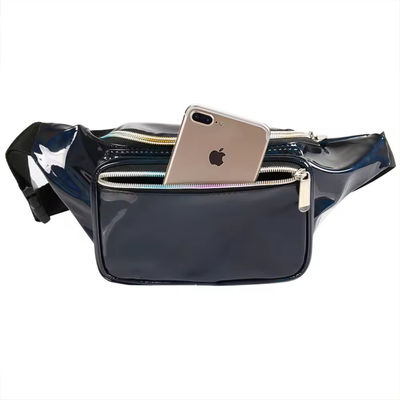 Unisex-Holographischer Fanny-Pack mit verstellbarem Gürtel für Rave-Festival-Reiseparty