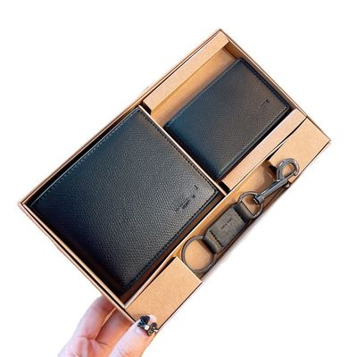 Casual Design Männer-Brieftasche aus echtem Leder mit Standardkartenhalter