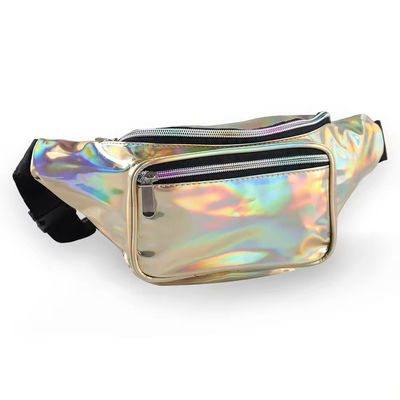 Unisex-Holographischer Fanny-Pack mit verstellbarem Gürtel für Rave-Festival-Reiseparty