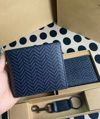 Casual Design Männer-Brieftasche aus echtem Leder mit Standardkartenhalter