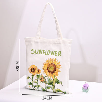 Custom Logo Schwarzer Griff Leinwandbeutel 100% Baumwolle Tote-Tasche für Ihre Geschäftsanforderungen