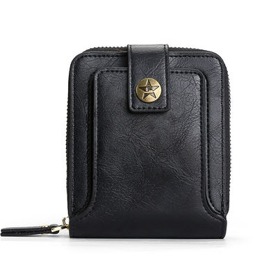 Kurze Bifold Leder Brieftasche für Männer und Frauen Designer Münze Tasche Front Tasche Brieftasche