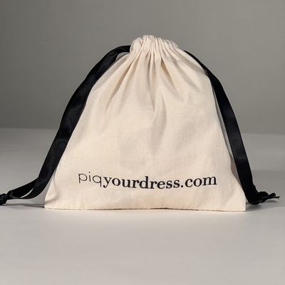 Geschenke Maßgeschneiderte Größe Kleine Große weiße Muslin Tasche Schmuck Leinwand Baumwolle Schnur Tasche