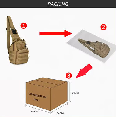Verbessern Sie Ihre Outdoor-Ausrüstung mit unserer für alle Jahreszeiten geräumigen Molle Tactical Sling Bag
