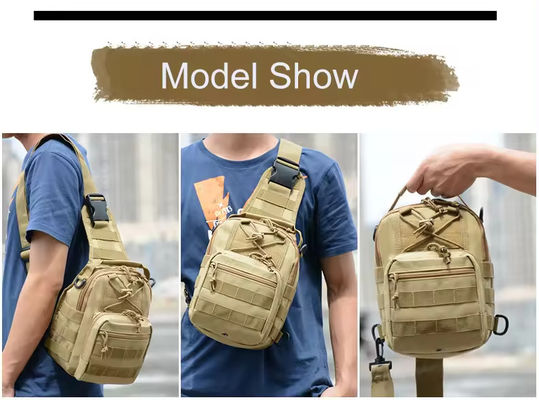 Verbessern Sie Ihre Outdoor-Ausrüstung mit unserer für alle Jahreszeiten geräumigen Molle Tactical Sling Bag