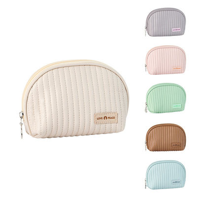 Leder Logo Kosmetik Taschen Kuchen Stil Make-up Organisator Taschen für Kosmetik Bequemlichkeit