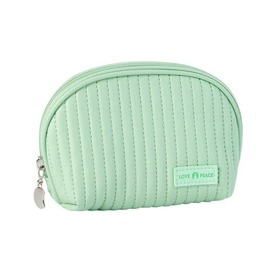Leder Logo Kosmetik Taschen Kuchen Stil Make-up Organisator Taschen für Kosmetik Bequemlichkeit