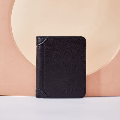 Vollkorn-Leder-Brieftasche für Männer Trennbar Bifold Crazy Horse-Brieftasche in Retro-Braun